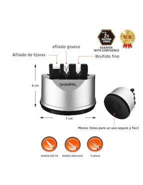 Afilador para cuchillos y tijeras Sharpal