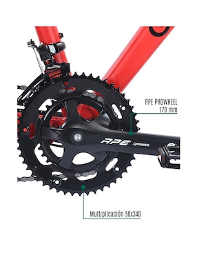 Bicicleta de ruta Gravel rodada 700 unisex