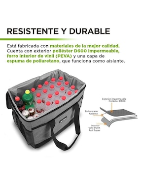 Hielera Hikeo de polipropileno