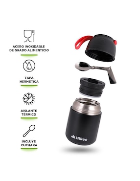 Termo Hikeo de acero inoxidable con tapa rosca 628 ml