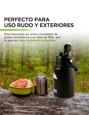Termo Hikeo de acero inoxidable con tapa rosca 2 L