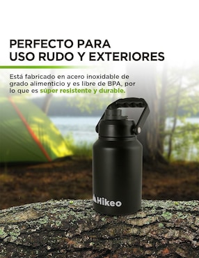 Termo Hikeo de acero inoxidable con tapa rosca 3.78 L
