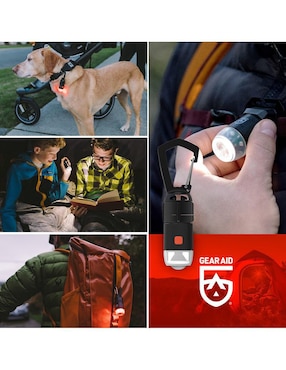 Set accesorios para campismo Gear Aid Carabiner Light Kit