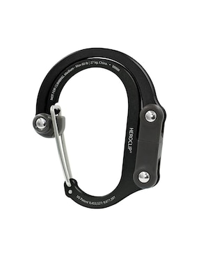 Mosqueton para campismo Gear Aid Heroclip Medium Black