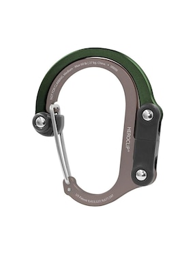 Mosqueton para campismo Gear Aid Heroclip Medium Green