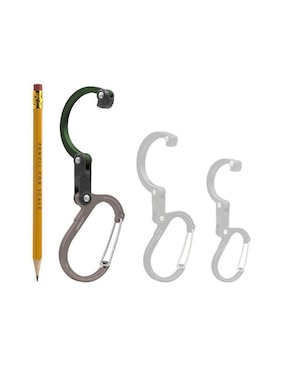 Mosqueton para campismo Gear Aid Heroclip Medium Green