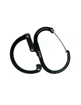 Mosqueton para campismo Gear Aid Heroclip Large Black