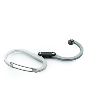 Mosqueton para campismo Gear Aid Heroclip Large Silver