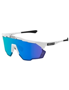 Lentes De Ciclismo Scicon Aeroshade Kunken White Gloss