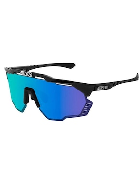 Lentes De Ciclismo Scicon Aeroshade Kunken Black Gloss