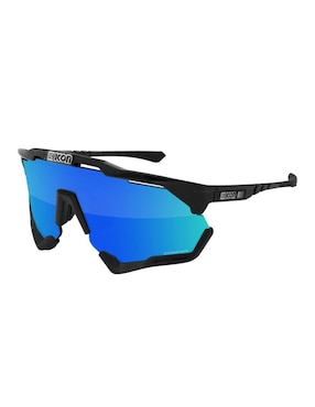 Lentes De Ciclismo Scicon Aeroshade XL Black Gloss