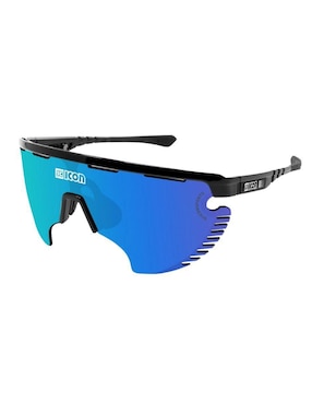 Lentes De Ciclismo Scicon Aerowing Lamon Black Gloss