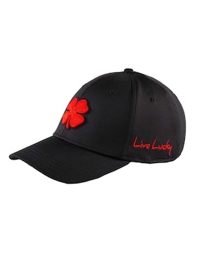 Gorra con visera curva cerrada para golf Black Clover para adulto