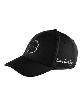 Gorra con visera curva cerrada para golf Black Clover para adulto