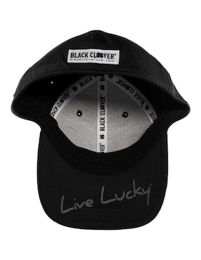 Gorra con visera curva cerrada para golf Black Clover para adulto