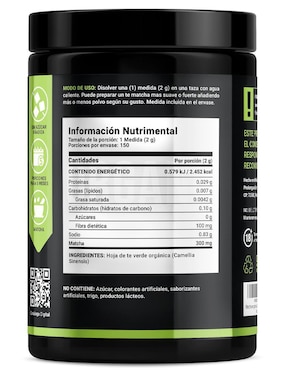 Organic Matcha B Life con hoja de té verde orgánica sabor matcha de 300 g