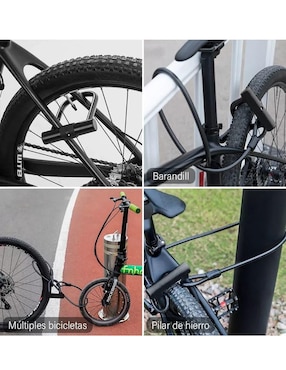 Candado para bicicleta de llave