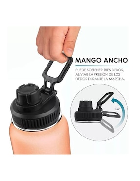 Botella de agua Lab.G de acero inoxidable unisex
