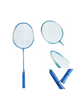 Set raqueta de bádminton genérica adulto