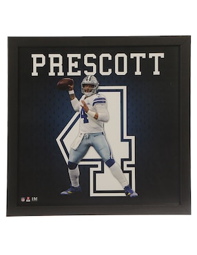 Cuadro Decorativo NFL Cowboys Dak Prescott Jersey