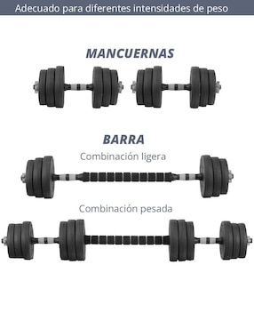 Set mancuernas de peso variable Altera