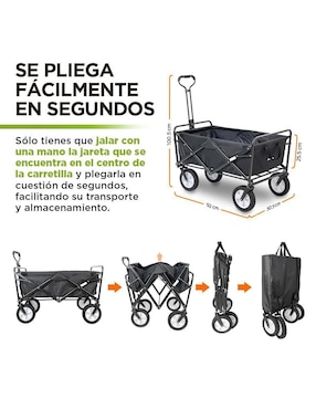 Carro vagón plegable Hikeo