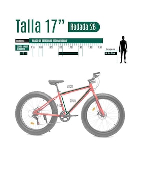 Bicicleta de montaña Gravel rodada 26 unisex