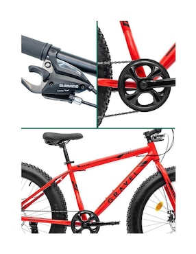 Bicicleta de montaña Gravel rodada 26 unisex