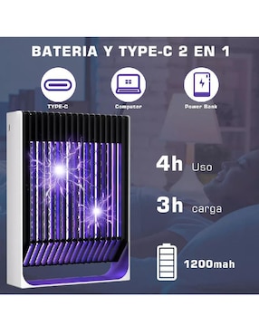 Lámpara repelente para insectos