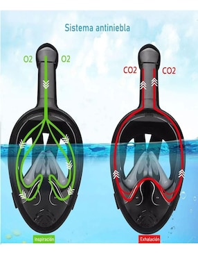 Visor de buceo