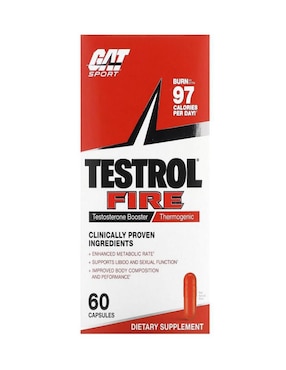 Testrol Fire Vitamina Gat Sport Cápsulas Unisex