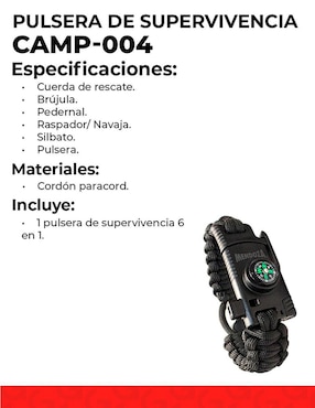 Brujula topográfica Mendoza de plástico
