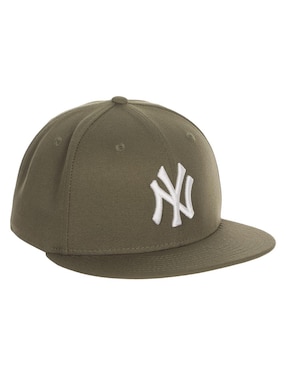 Gorra visera plana cerrada New Era MLB New York Yankees adulto