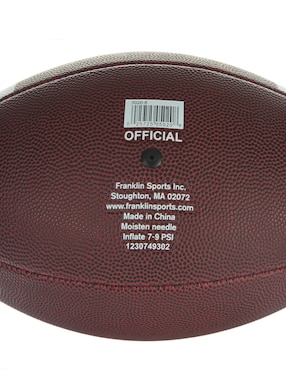 Balón Franklin Sports para fútbol americano infantil