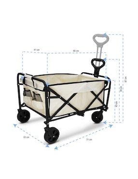 Carrito vagón plegable Idea Nuova