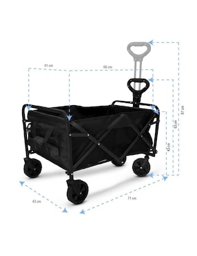 Carrito vagón plegable Idea Nuova