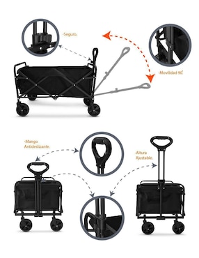 Carrito vagón plegable Idea Nuova