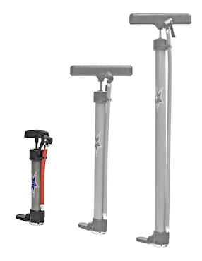 Bomba de aire manual Moto Meta para ciclismo
