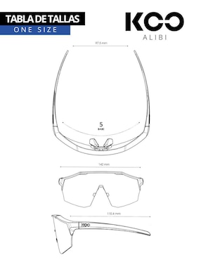 Lentes de ciclismo Koo Alibi