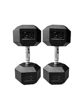 Set De 2 Mancuernas De Peso Fijo Rvt Sports