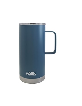 Taza Térmica Wallis De Acero Inoxidable Tapa A Presión 500 Ml