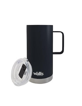 Taza térmica Wallis de acero inoxidable con tapa a presión 500 ml