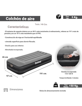 Colchón inflable Bestway 67402