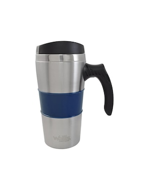 Taza Térmica Wallis De Acero Inoxidable Con Tapa A Presión 450 Ml