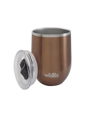 Termo Wallis de acero inoxidable con tapa a presión 350 ml