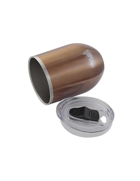 Termo Wallis de acero inoxidable con tapa a presión 350 ml