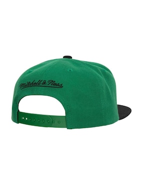 Gorra con visera plana casual Mitchell & Ness Boston Celtics para hombre