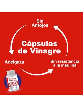 Ni una Dieta más Vinagre de Manzana Ndm de 60 cápsulas