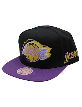 Gorra Con Visera Plana Mitchell & Ness NBA Los Angeles Lakers Para Hombre