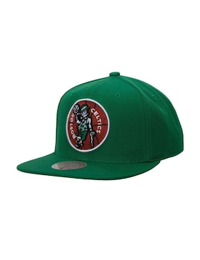 Gorra Con Visera Plana Snapback Mitchell & Ness NBA Boston Celtics Para Hombre